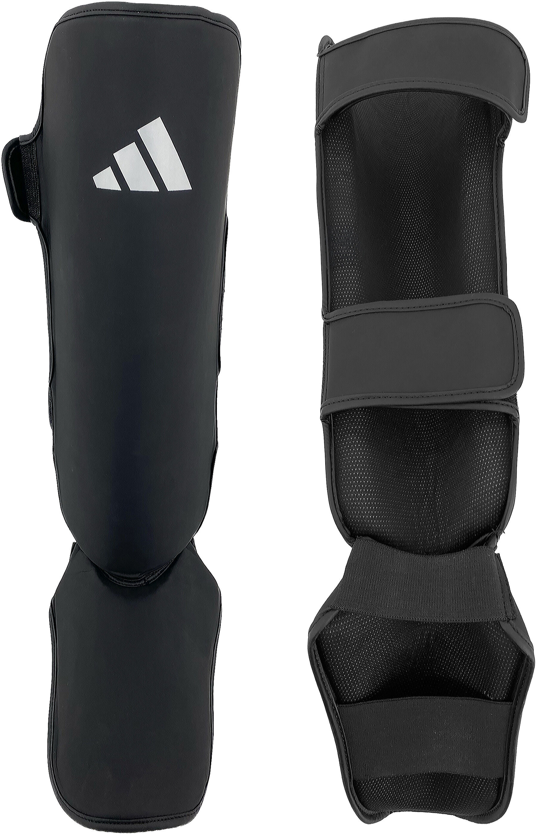 Kampfsport Schienbeinschoner ADIDAS PERFORMANCE "adidas Shin Instep Guard black/white" Gr. M, schwarz, Protektoren, M