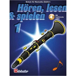 Hören, lesen & spielen 1 Klarinette (Oehler) Clarinet Oehler Book & Audio-Online, Fachbücher von Joop Kastelein Boerstoel, Jaap Kastelein