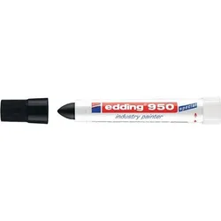 edding Industrie-Pastenmarker 950 schwarz Strich-B. 10 mm Rundspitze - 4-950001