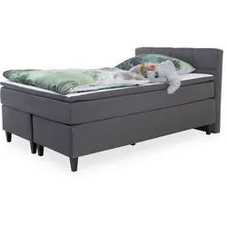 Boxspringbett SUZU (LF 140x200 cm) - Bezug: Stoff - LF 140x200 cm