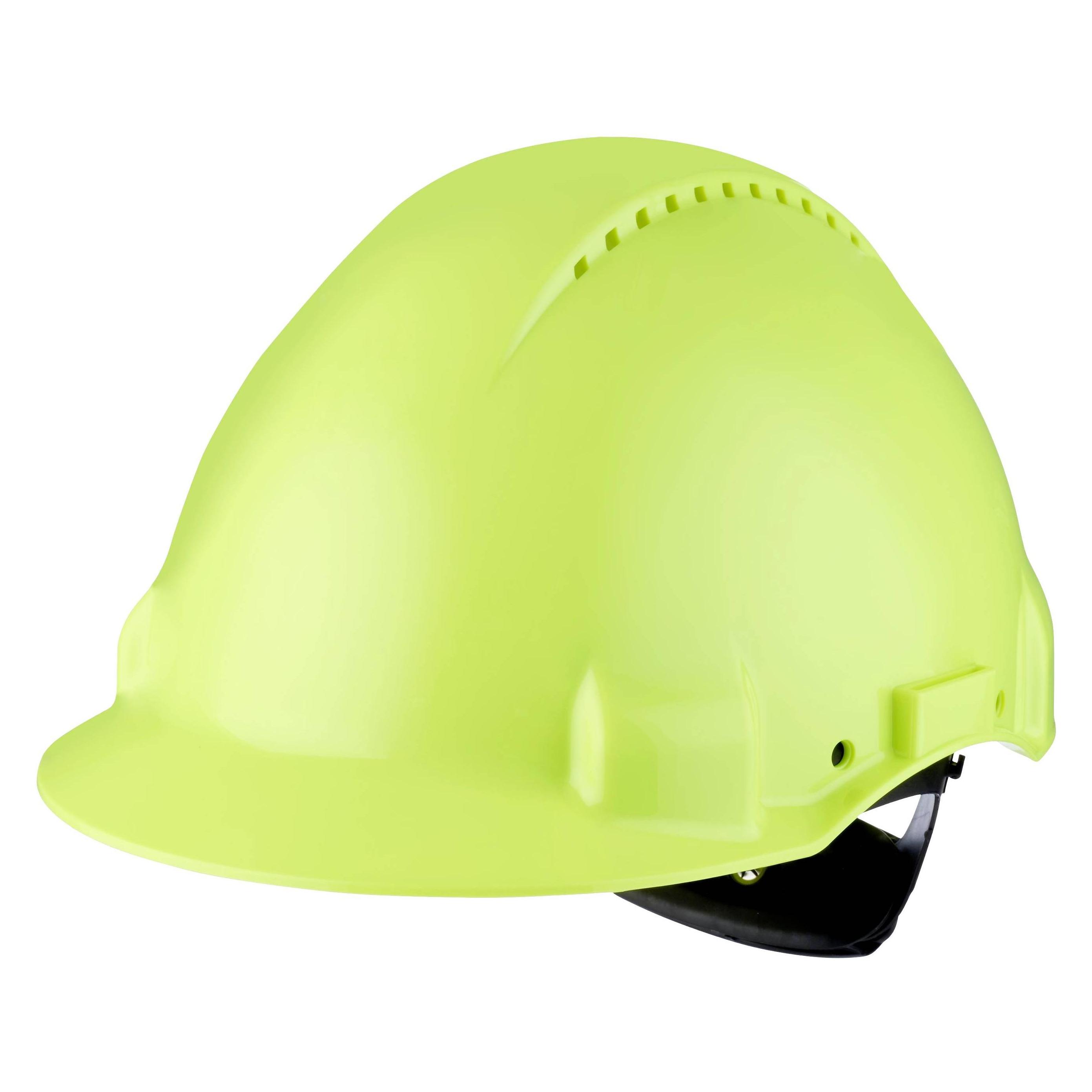 3M G3000NUV-GB SAFETY Helmet Hi-Viz Ratchet (53 - 62 cm) (G30NGB)