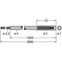 Turck Kunststoff-Lichtleiter PIE46UT
