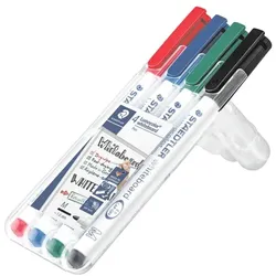 Staedtler 4er-Pack Whiteboard-Marker »Lumocolor« schwarz