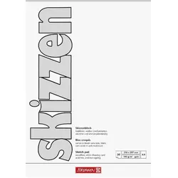 Brunnen, Heft + Block, 5 Skizzenblöcke (A4, Blanko, Weicher Einband)