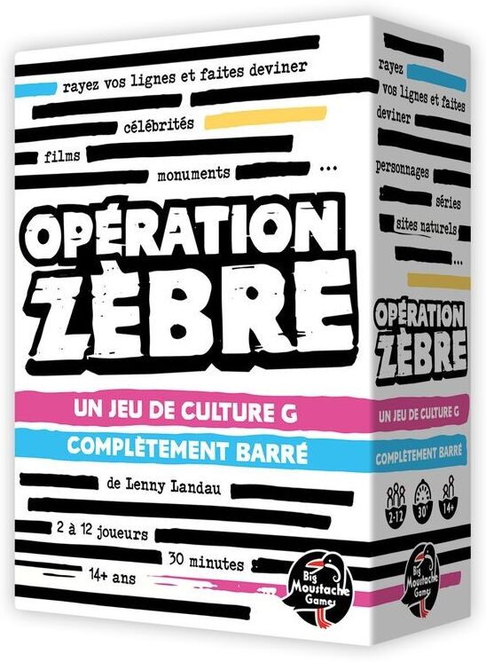 Big Moustache Games Opération Zèbre