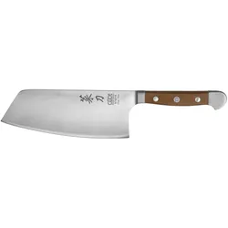 Güde Solingen Alpha Kochmesser Chai Dao Birne 16 cm, Küchenmesser, Braun