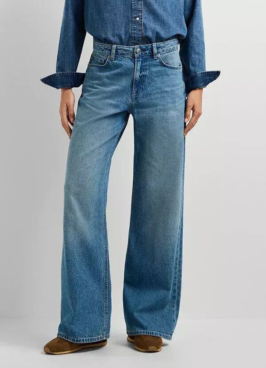 PEPE JEANS Jean large taille standard LINA