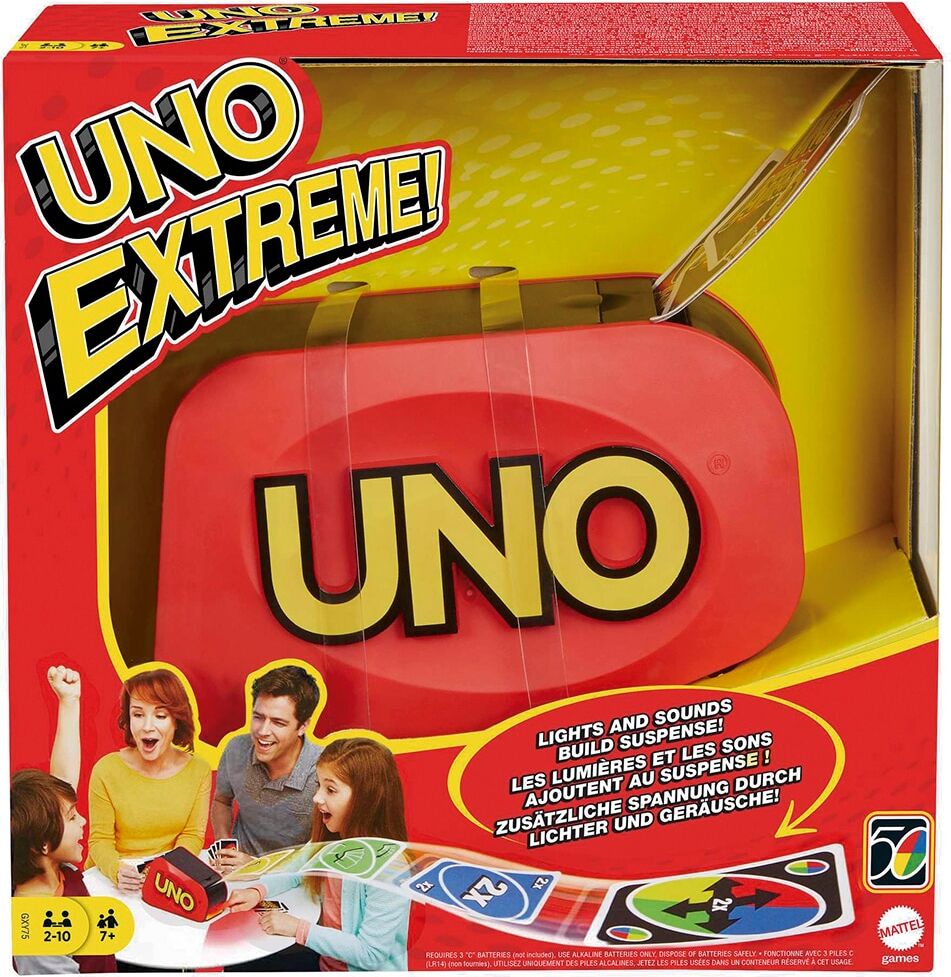 Mattel Juego de cartas UNO Extreme .