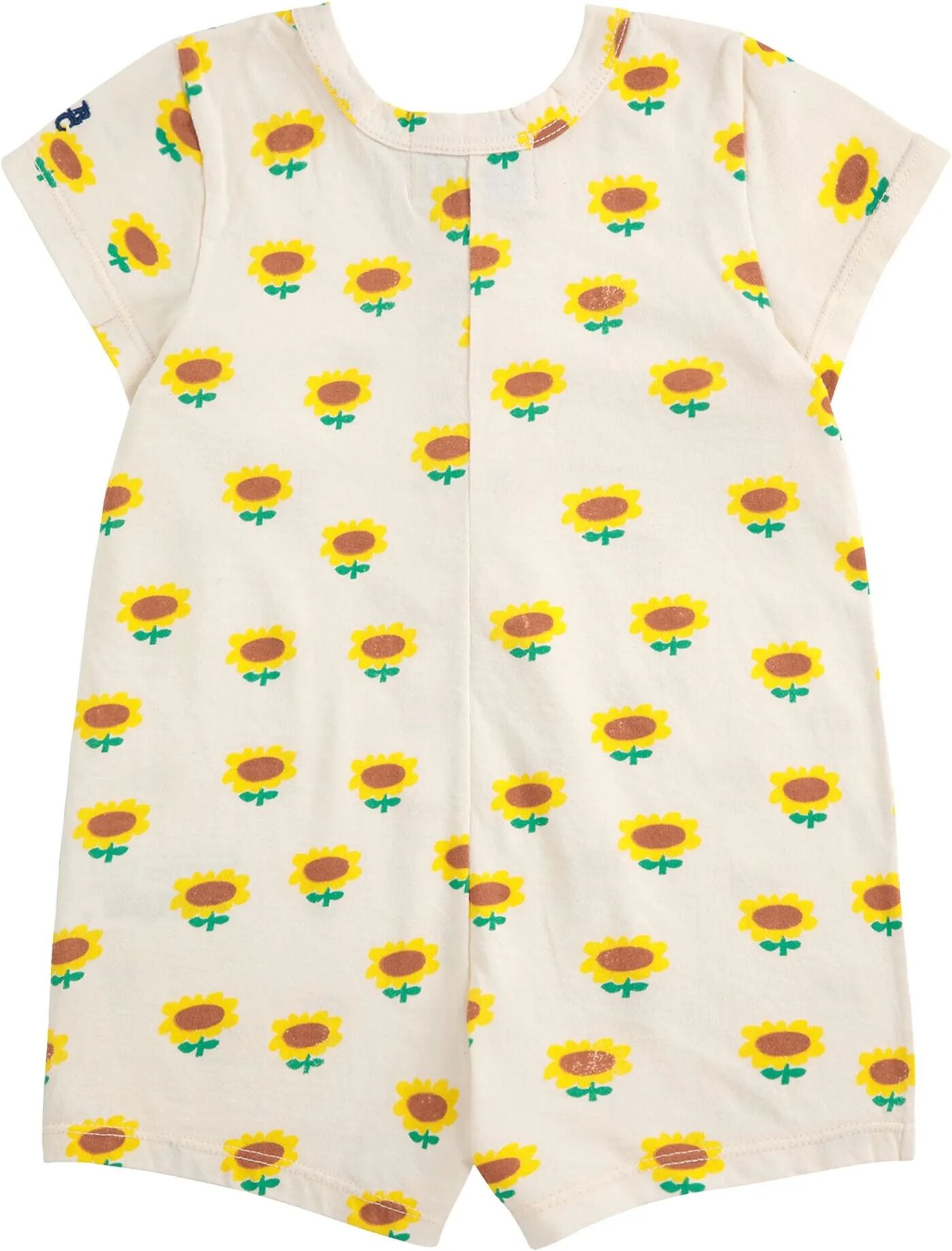 Bobo Choses Combishort Tournesol Coton Bio Ecru 24 mois