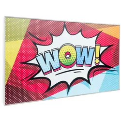Wonderwall Air Art 60 Infrarotheizung 101x60cm 600W Wandinstallation Fernbedienung