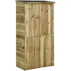vidaXL Geräteschuppen Kiefernholz 85×48×177 cm