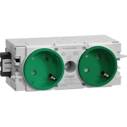 Tehalit Steckdose 2-fach 45 Grad GS20106029