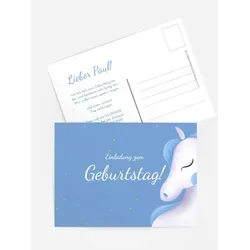 Geburtstagseinladung selbst gestalten mit Spruch und Fotos im Onlinedesigner bei Meine-Kartenmanufaktur.de