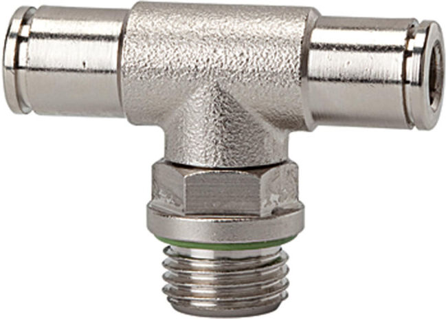Riegler Raccord T métallique rotatif, G 1/2 a., Ø tuyau 14 (855.012-14)