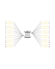 DIGITUS Breakout cable 12 Fibers SM G.657.A1 LC/UPC-LC/UPC universal color black (DK-2A33CU075BK-BBB)