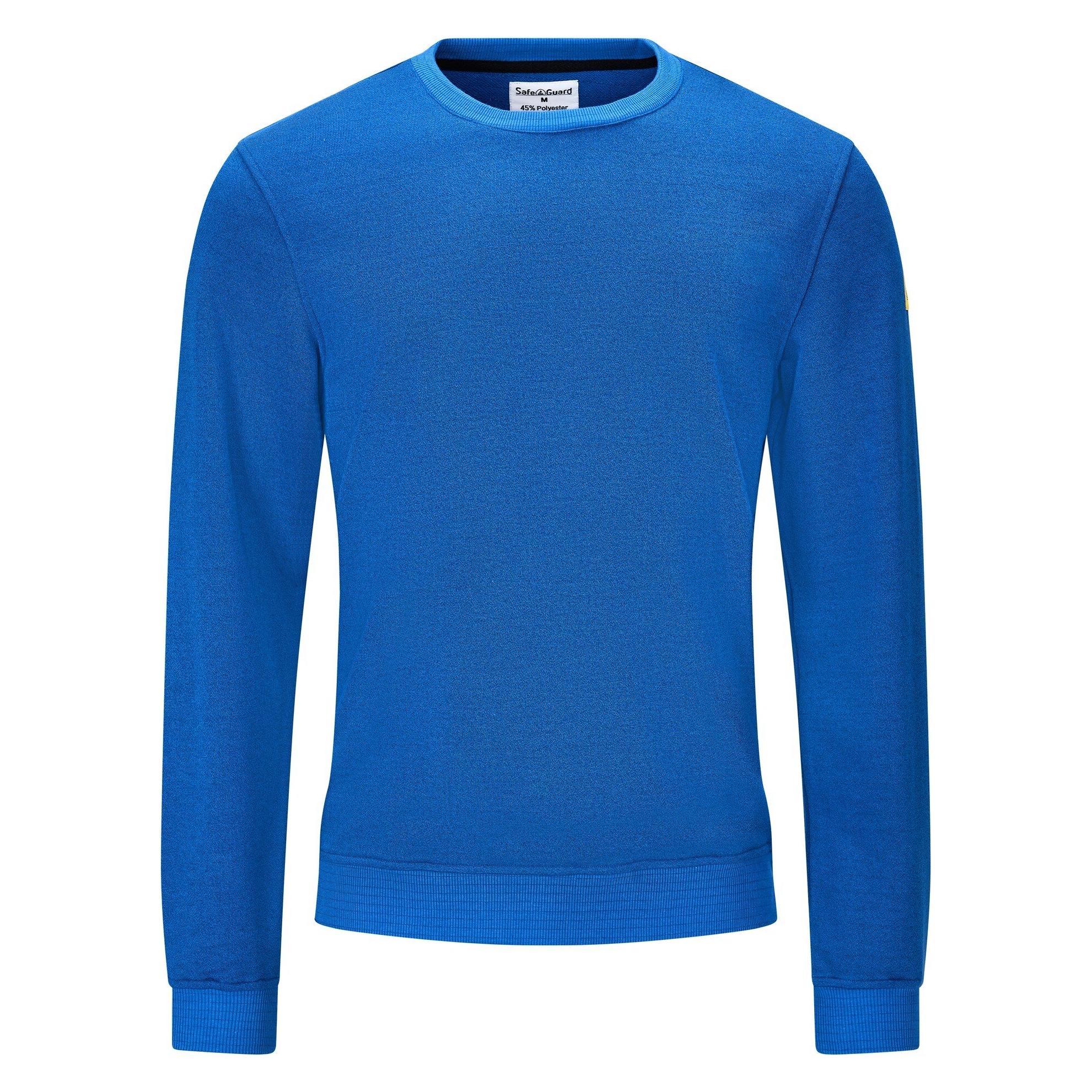 Safeguard ESD Sweatshirt, Rundhals, königsblau, 5XL, Comfort-Fit (5XL) (SG-SS-RB-300-L10-5XL)