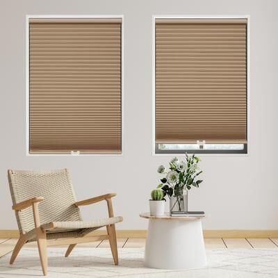 Regal Living 64-inch Latte Cordless Blackout Cellular Shade