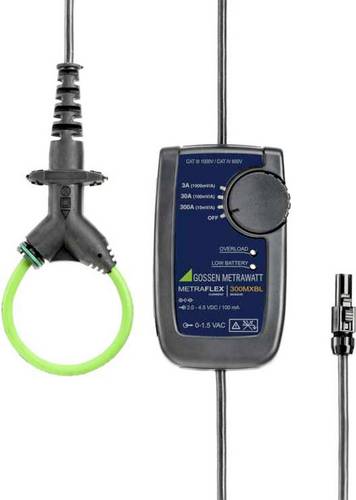 Gossen Metrawatt METRAFLEX 300MXBL/4 Stromzangenadapter Messbereich A/AC (Bereich): 0.006 - 300A flexibel