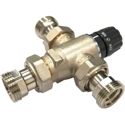 Neuesbad Serie 650 Thermostat- mittig Armatur 1" Durchfluss 3M3/H NB1DEBCH1X3T1