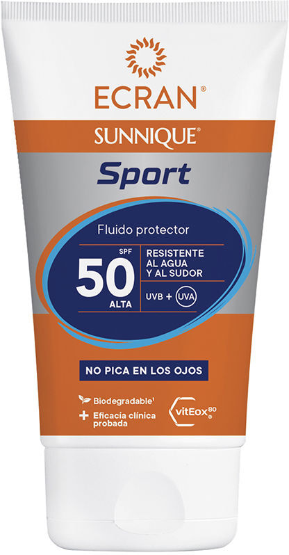 Ecran Sunnique Sport fluido facial SPF50 40 ml