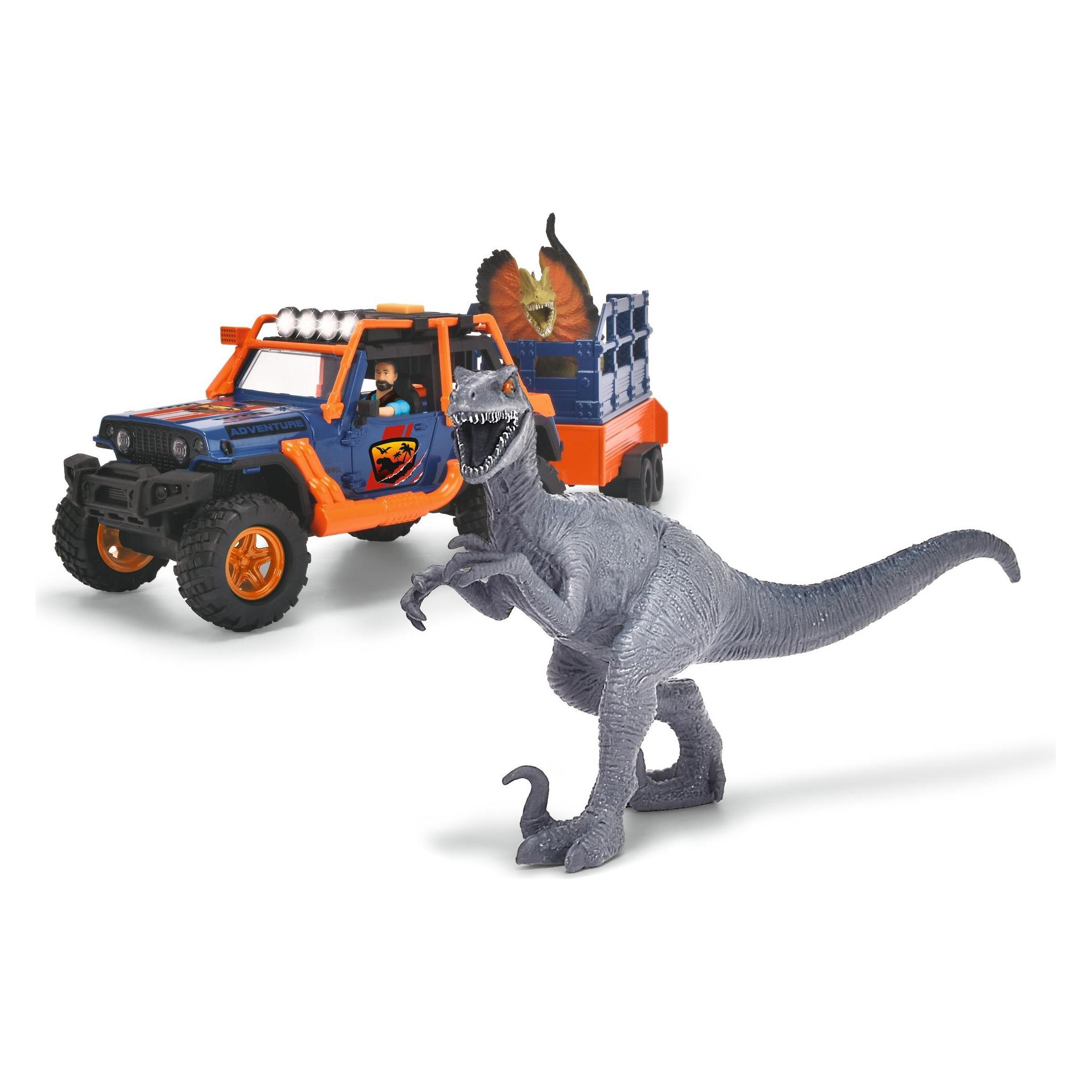 Dickie Dino Jeep mit Trailer Spielset (203837024)