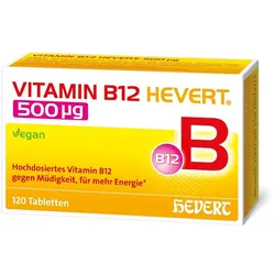 VITAMIN B12 HEVERT 500 μg Tabletten