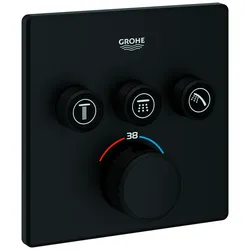 Grohe Unterputz-Armatur „Grohtherm SmartControl“ in phantom black