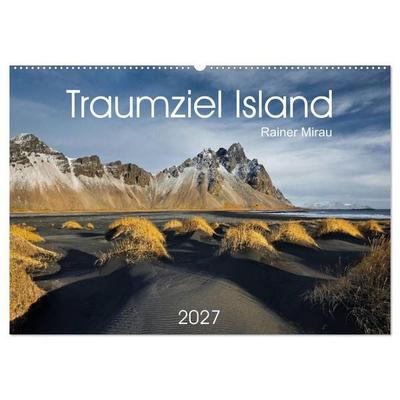 Traumziel Island 2027 (Wandkalender 2027 DIN A2 quer), CALVENDO Monatskalender