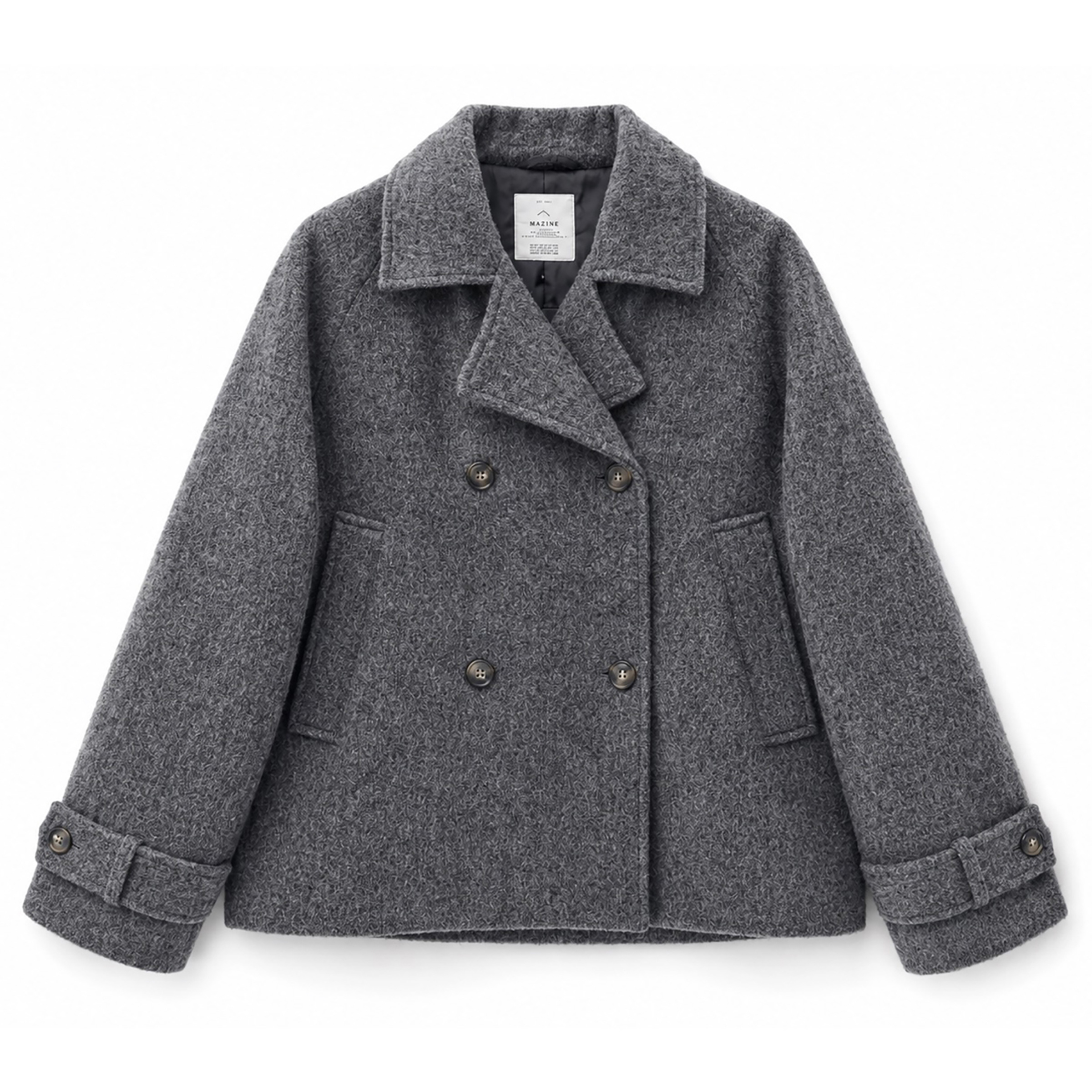 Mazine Damen Freizeitjacke, Parkas grau Größe S Lifestyle Atmungsaktiv