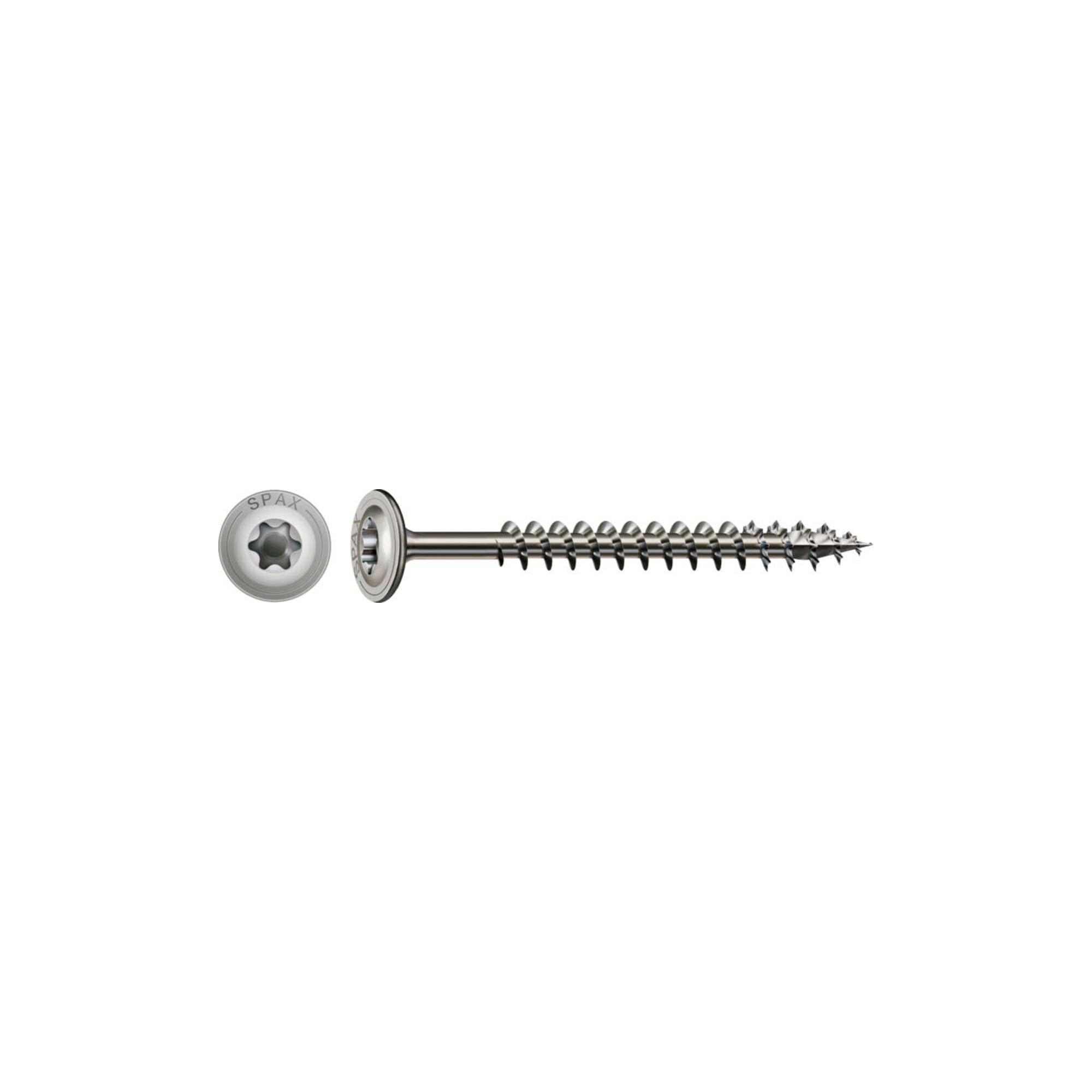 Spax Edelstahl 8 x 120 mm Tellerkopf T-STAR plus Vollgewinde 4CUT Edelstahl rostfreiei A2 (0257000801205)