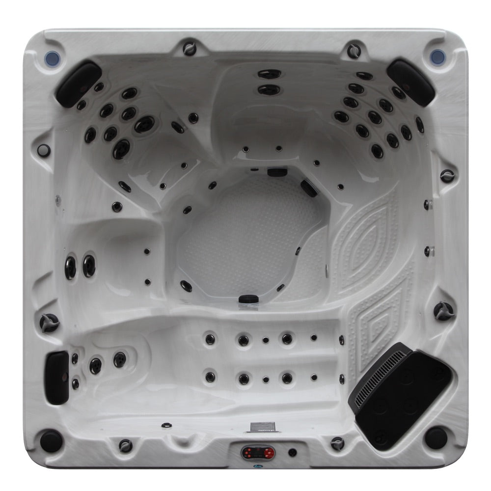 Canadian Spa Whirlpool Niagara, 7-Personen, Balboa Digitalsteuerung, LED, 228x228x99 cm