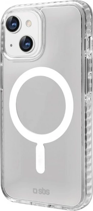 SBS Clear Force Mag iPhone 14 transp.