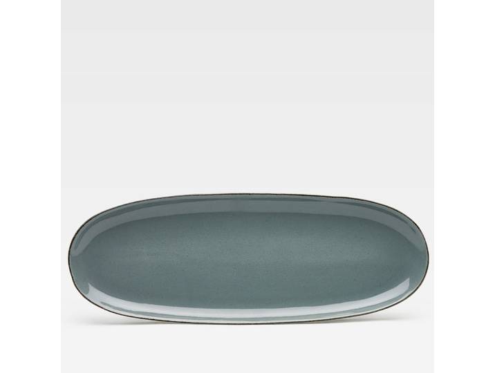 Van Well Servierplatten-Set Urban, Grau, Keramik, 4-teilig, rund, 12.5x2.1x34 cm, lebensmittelecht, Tischkultur & Servieren, Servierplatten