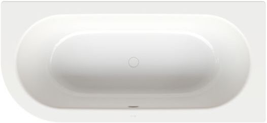 Bette BetteStarlet V Silhouette Badewanne 6700-287CELVK starwhite, 185x85x42cm, mit Schürze