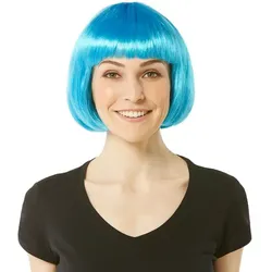 Bob-Perücke, türkis