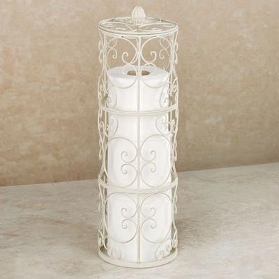 Touch of Class Aldabella 4 Roll Toilet Paper Storage 4 Roll, 4 Roll, Creamy Gold
