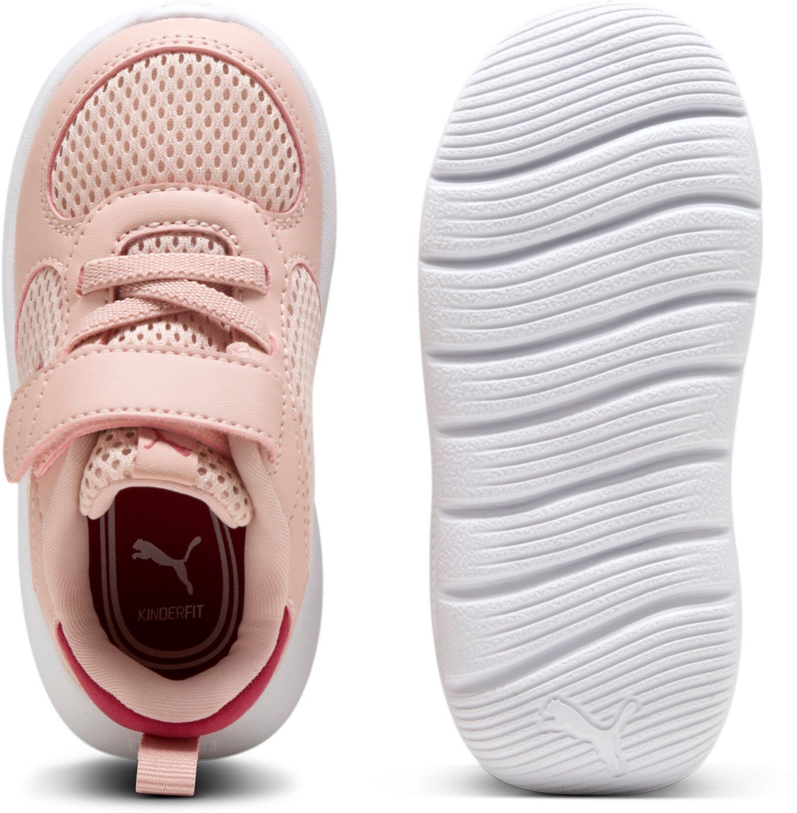 Sneaker PUMA "FUN RACER 2 AC INF", Jungen, Gr. 24, rosa (rose quartz, port, island pink), Synthetik, Schuhe Sneaker, mit Klettverschluss, mit leicht profilierter Sohle rose quartz, port, island pink 24