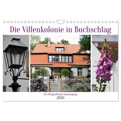 Die Villenkolonie in Buchschlag (Wandkalender 2026 DIN A4 quer), CALVENDO Monatskalender