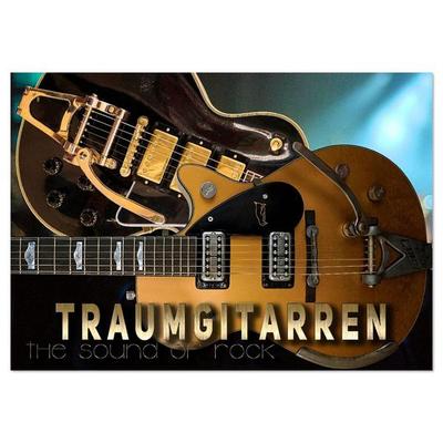 Traumgitarren - the Sound of Rock (Wandkalender 2026 DIN A2 quer), CALVENDO Monatskalender