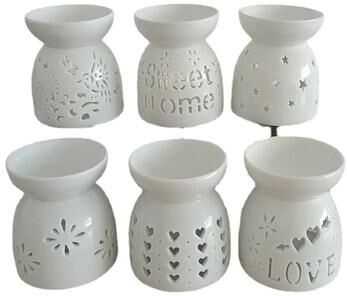 Uplift Picks Ceramic Aromatherapy Burner Wax Melt And Essential Oil Diffuser Holder 03