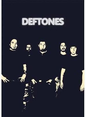 Uplift Essentials "Deftones ""Around The Fur"" Album Poster Alt Metal Music Mural Wall Art Retro Aesthetic Home Decoration style 6 12x16 In"