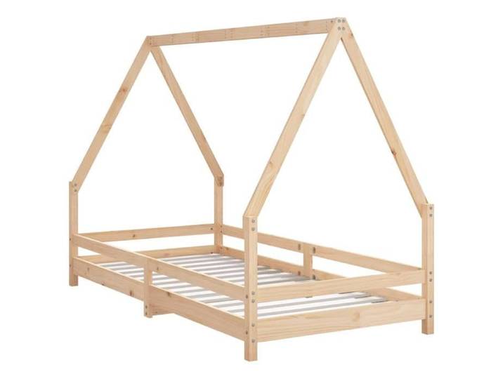Structure de lit rustique - Lit Petit/jeune - - 90x190 cm - Adulte/enfant - cuh37r3072865