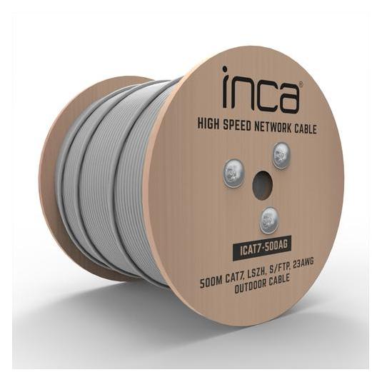 Inca Ethernetkabel ICAT7-500AG CAT7-Kabel 500M (CAT7, 500 m) (ICAT7-500AG)