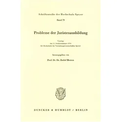 Probleme der Juristenausbildung., Fachbücher von Detlef Merten