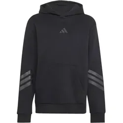 adidas FI 3-Stripes Hoodie Kinder - black/black - 116