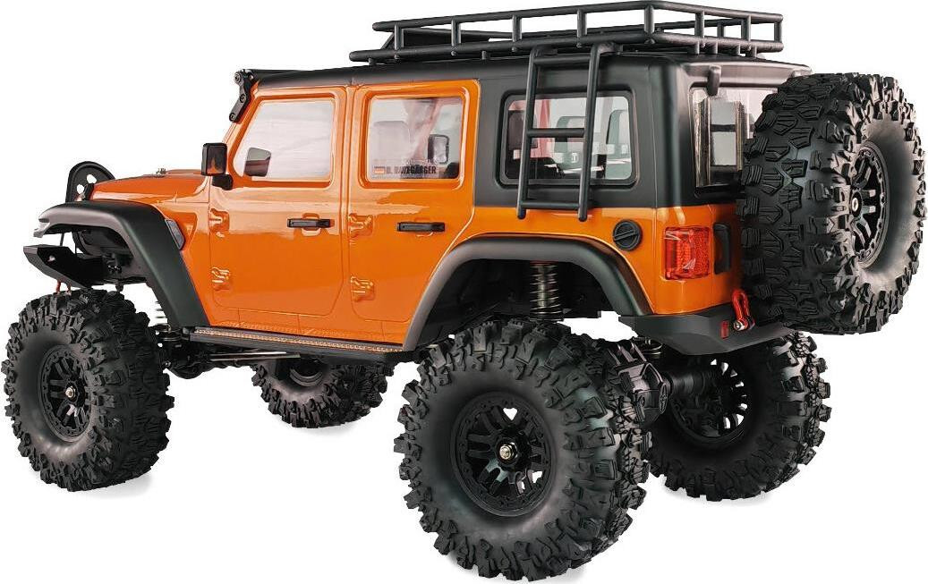 AMEWI AMXRock Crosstrail Crawler 4WD 1:10 ARTR radiobestuurbare auto orange-metall
