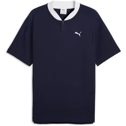 PUMA Class Relaxed Material Poloshirt Herren 06 - PUMA navy L
