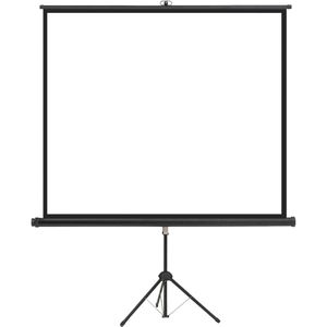 Magnetoplan Beamer-Leinwand 202501934, 100 Zoll, 180 x 180 cm, Format 1:1, Stativleinwand