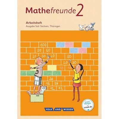 Mathefreunde 2. Schuljahr - Süd - Arbeitsheft, Taschenbuch von Edmund Wallis,Isabel Miedtke,Jana Richter,Birgit Schlabitz,Ursula Kluge, Volk und