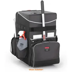 Reinigungstrolley QuickCart Reinigungswagen groß Dunkelgrau kompakt, robust & sehr wendig, aus hochwertigen Materialien